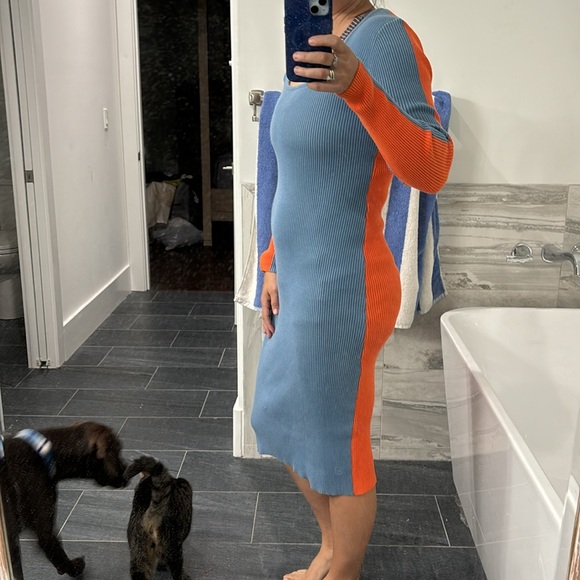 “Aimee” dress in smoke - Picture 4 of 4